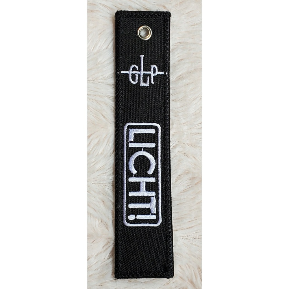 Black and white keychain